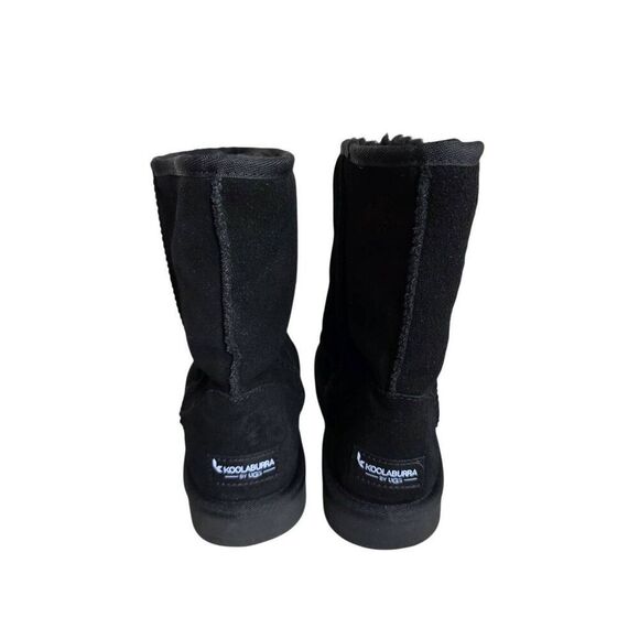 Koolaburra by UGG Black Short Boot Size 7 Suede Molded EVA Shearling NEW - Picture 5 of 7